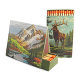 Safety Matches Mollyjogger long stag pheasant autumn candles cigar hearth deer pheasant paint by number