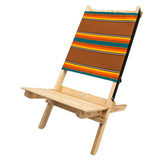 Folding Camp Chair Blue Ridge Works USA Mollyjogger Stripe Awning Riverside