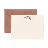 Rainbow Trout Sportsman Notecards USA Made Terrapin Stationers Stationery Sporting