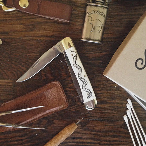 Scrimshaw Pocket Knife DIY Kit Mollyjogger