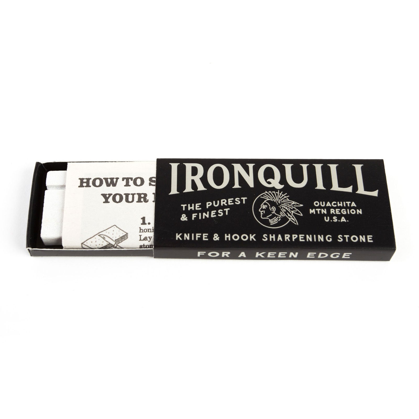 Fish Hook Knife Sharpening Stone Arkansas Novaculite USA – Mollyjogger