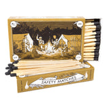 Safety Matches Mollyjogger 4" Illustrated Camp comradery campfire stories matchbox 