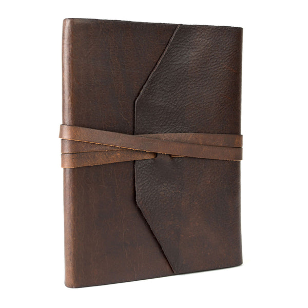 Territory Leather Journal Brown with Tie Classic Mollyjogger